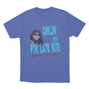 Chillin With PTK Late Nite Unisex T Shirt Blue