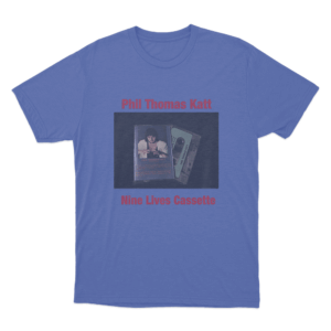 PTK Nine Lives Cassette Unisex T Shirt Blue