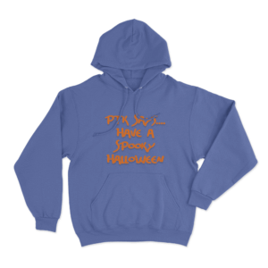 PTK Says Have A Spooky Halloween Unisex Hoodie Blue