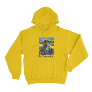 The Colorful Phil Thomas Katt Unisex Hoodie Yellow